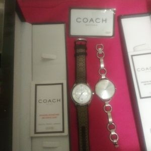 2 authentic coach watches